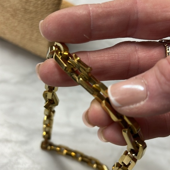 Eddie Borgo Supra Link Chain /necklace in Gold Bronze 17" Length - Picture 8 of 15